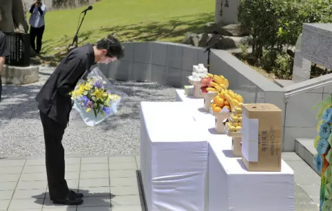 Okinawa recuerda una de las batallas más cruentas de la II Guerra Mundial