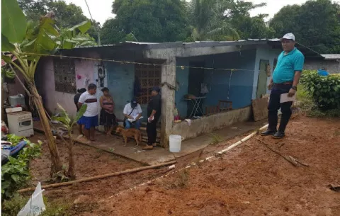 En Panamá Oeste temieron que nivel de las aguas tapara los techos de las casas