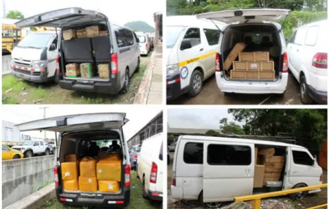 Aduanas retiene mercancía valorada en $50 mil