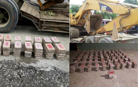 Decomisan 800 kilos de cocaína en retén de Agua Fría, en Darién 
