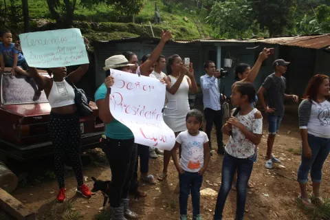 En Cerro Galera, reclaman a Varela la falta de agua en sector de Los Tecales 