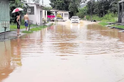 Inundaciones afectaron  a Panamá Oeste y Colón