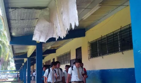 Peligran alumnos  del IPT de Veraguas debido a  daños en este plantel