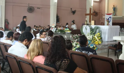 Piden justicia en sepelio de chofer