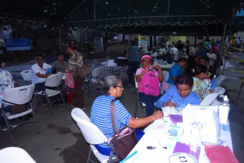Censo de salud preventiva atiende más de 450 personas en Buena Vista 