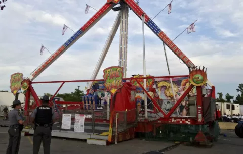 Accidente en parque de diversión deja un muerto y siete heridos en Ohio