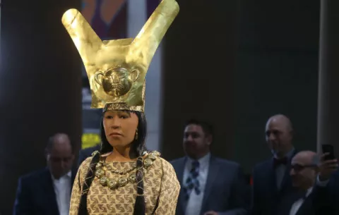 Revelan el rostro de la poderosa Dama de Cao