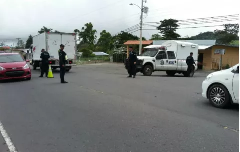 Policías descubren falso retén en Gualaca