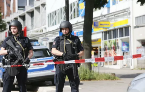 Un muerto en un ataque a cuchilladas en un supermercado de Hamburgo