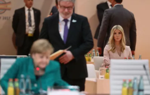 Ivanka Trump sustituye temporalmente a su padre en la mesa de líderes del G20