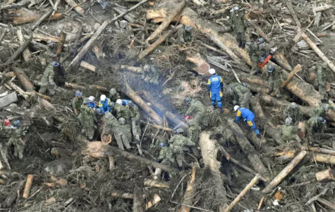 Ascienden a 16 los fallecidos por las lluvias torrenciales en Japón