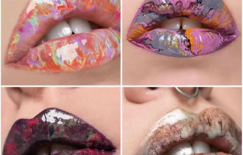 La nueva tendencia de los labiales artístico para tu 'selfies'