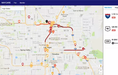 Las Vegas, la primera ciudad de EE.UU. que predecirá los accidentes de tráfico