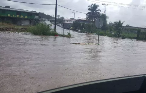 Afectaciones en Cativá, Cristóbal y Puerto Pilón a causa de fuerte lluvia