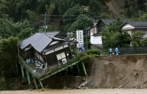 Al menos 11 fallecidos por las lluvias torrenciales en Japón