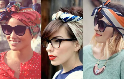 Diferentes formas de como llevar tu bufanda o pañuelo en tu 'look'