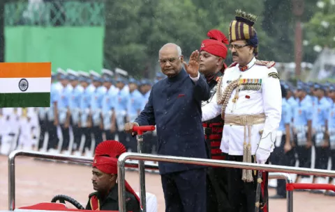 El "intocable" Ram Nath Kovind asume como nuevo presidente de India
