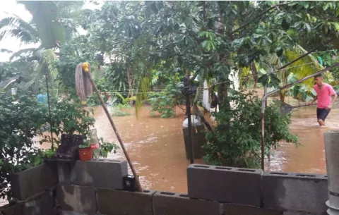 Seis viviendas afectadas por inundaciones en el Casco Viejo de Vista Alegre 