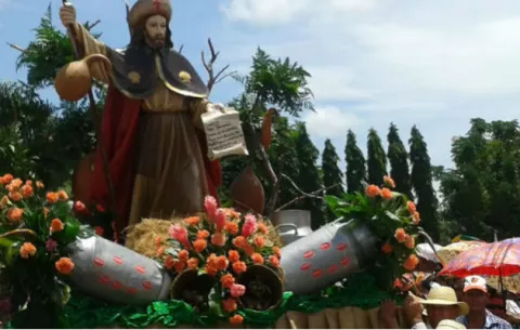 Eucaristía y procesión en honor a Santiago apóstol serán hoy