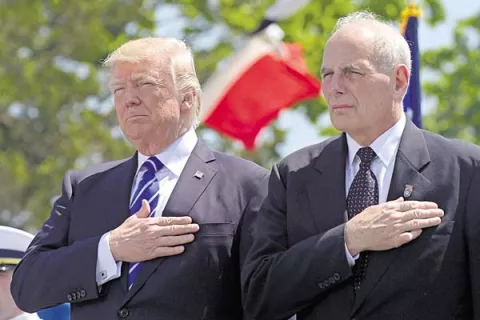 Trump quiere  disciplina en la Casa Blanca