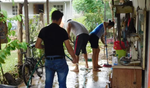 450 casas quedaron   afectadas por lluvias