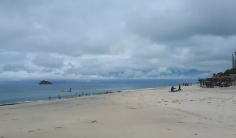 Baja asistencia a las playas
