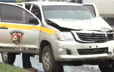 Muere motociclista al ser impactado por vehículo del Municipio de Tolé
