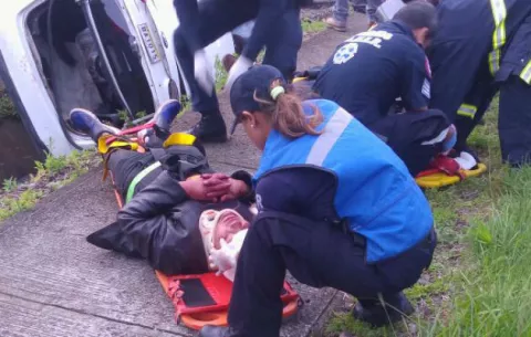 Cinco heridos en accidente de tránsito en Alto Boquete