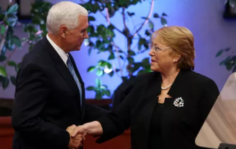 EE.UU. usará toda su fuerza diplomática y económica con Venezuela, afirma Pence