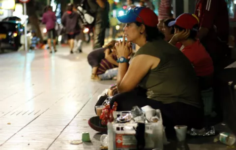 Terminal de Bogotá, un refugio para los venezolanos que huyen de la crisis