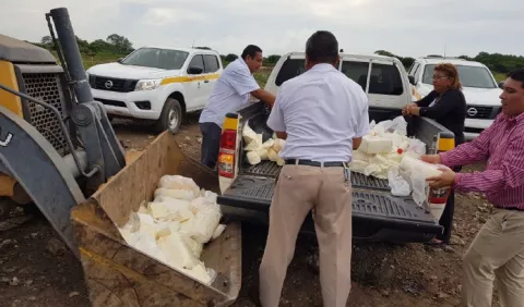 Decomisan 800 libras de queso  ilegal en Chitré