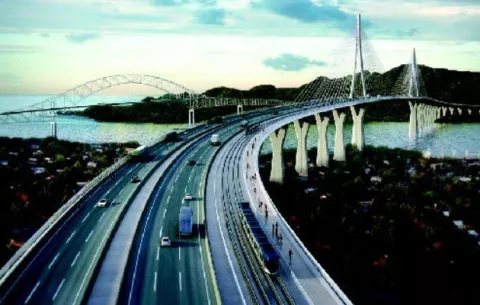 El cuarto puente sobre el Canal de Panamá será licitado en octubre próximo