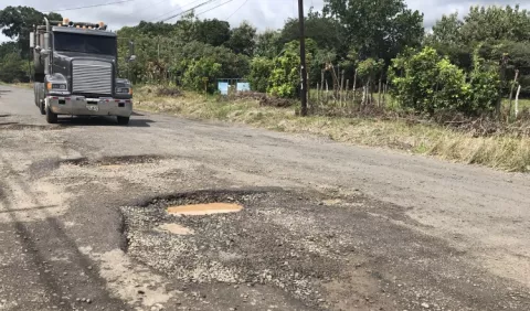 Una pesadilla conducir hacia norte veragüense