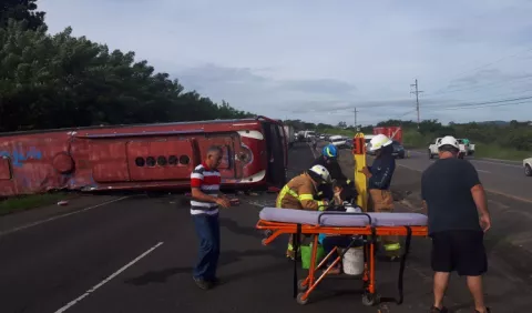Dan de  alta a nueve de los heridos en accidente en Penonomé