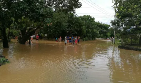 Más de 220  familias afectadas por fuertes lluvias en el interior