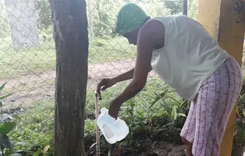 Cansados de estar sin agua Penonomé