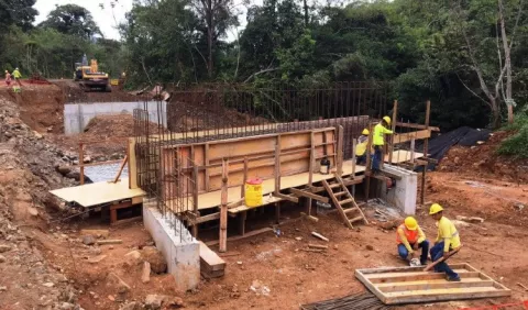 Proyectos atrasados  en Capira por  mal tiempo