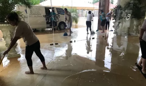Escuelas, locales y viviendas, afectadas por lluvias en Azuero