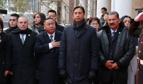Genaro López, el más criticado por acompañar a Varela en China