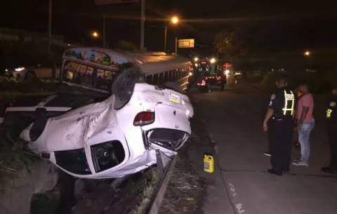 Increíble, nadie murió a pesar de un aparatoso accidente en Arraiján