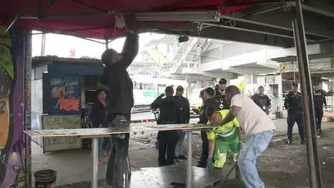 Operativo contra extranjeros que ejercen buhonería ilegal en San Isidro