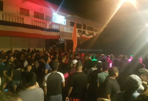 Tableños y colonenses celebran a la patria con dianas y actos protocolares