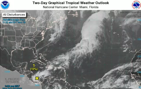 Alerta por formación de onda tropical al norte del caribe panameño