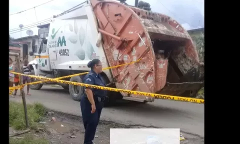 Menor fallece en Guna Nega tras ser arrollado por camión recolector