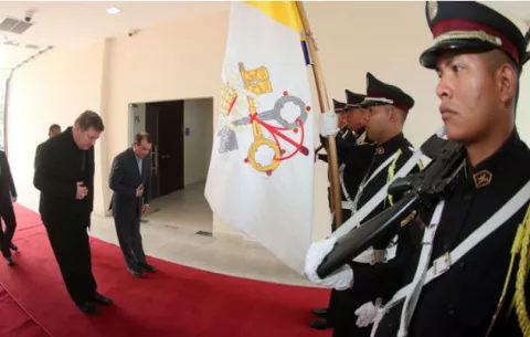 Nuevo Nuncio Apostólico en Panamá recibe cartas credenciales