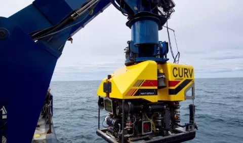 Objetos a 833 y 940 metros de profundidad no son del submarino