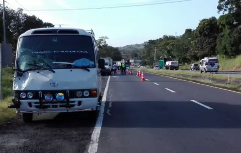 Hombre pierde la vida al ser atropellado por autobús en Chame