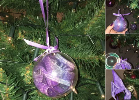 Abuela adorna su árbol de Navidad con tangas 