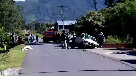 Un muerto y dos heridos en un accidente de tránsito en Volcán