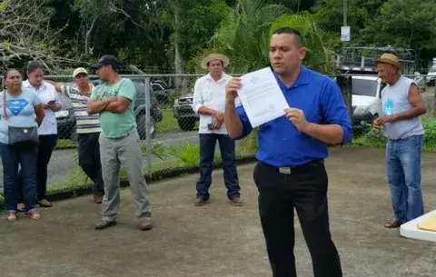 Moradores de El Cedro en Macaracas rechazan vertedero en su comunidad